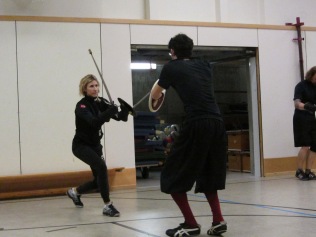 Fencing with Kristine Konsmo (2013)
